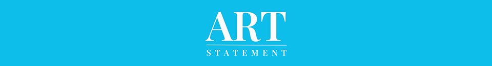 Logo azul grande ART STATEMENT