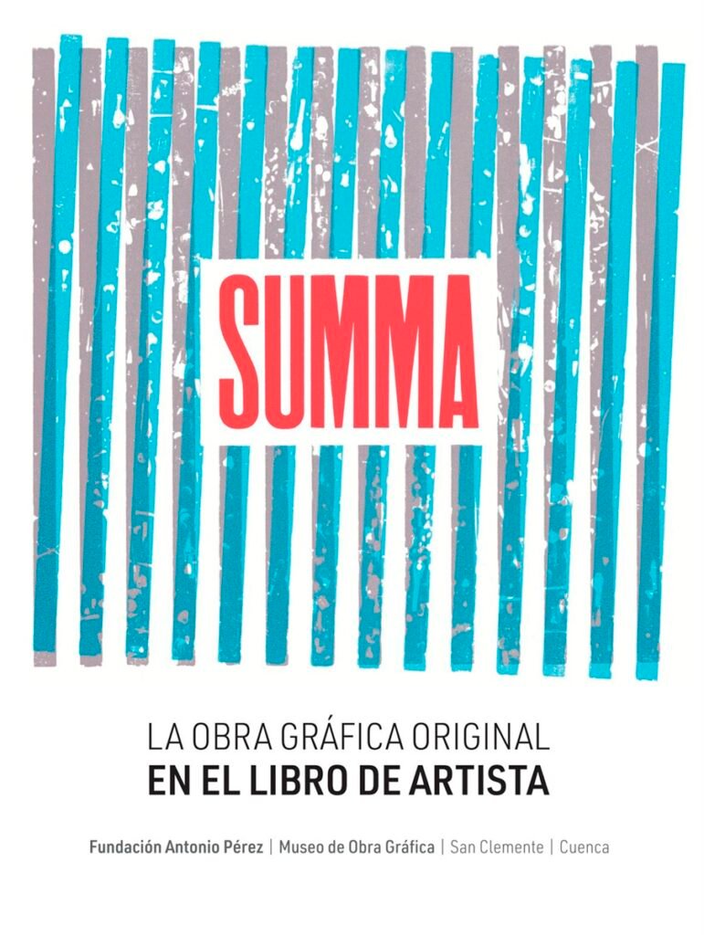 Cartel de la exposición SUMMA. La obra gráfica original en el libro de artista
