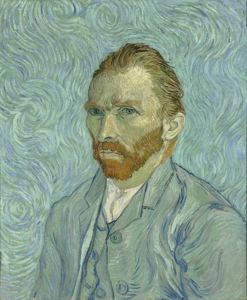 Pintura de Vincent van Gogh, titulada Autorretrato