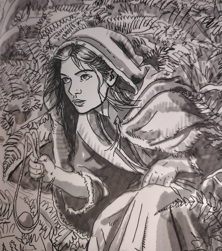Ilustración del libro La Serrana de La Vera. Más allá de la leyenda de Beatriz García MontalvoLa serrana de la vera